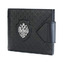 Кожаный кошелёк Империя с серебряной накладкой